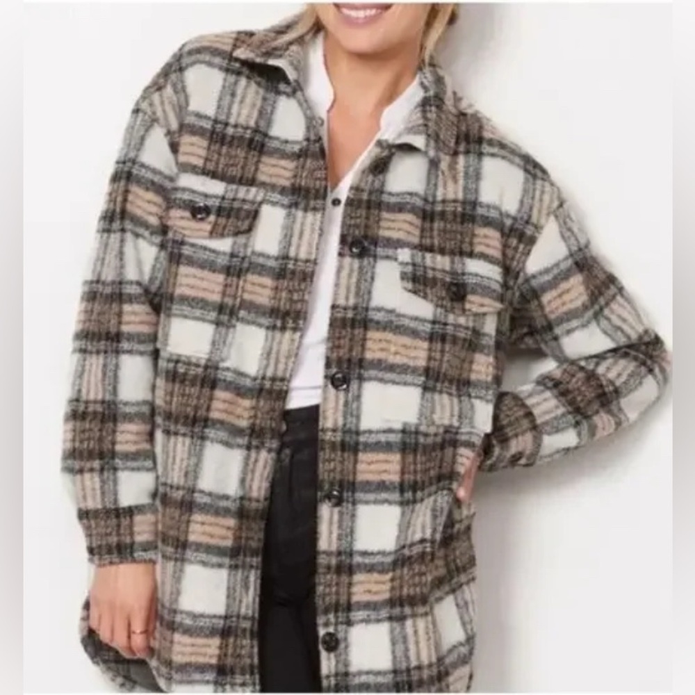 Sanctuary plaid jacket size L